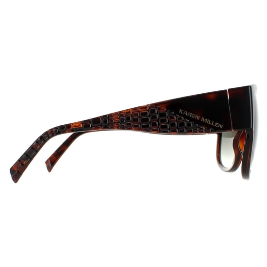 Karen Millen Round Womens Brown Grey Gradient  KM5050