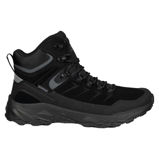 Trespass Mens Dean Suede Waterproof Walking Boots (Black) - Image 1