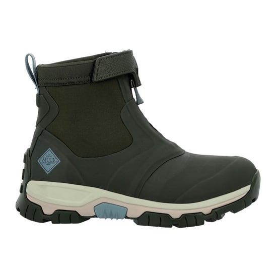 Muck Boots Apex Mid Zip Rubber Moss Wellington Boots - Image 6