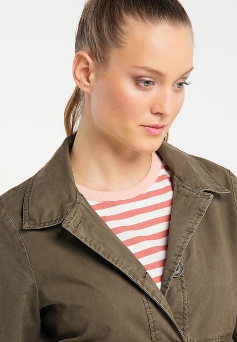 Dreimaster light jacket women Military olive - Image 5