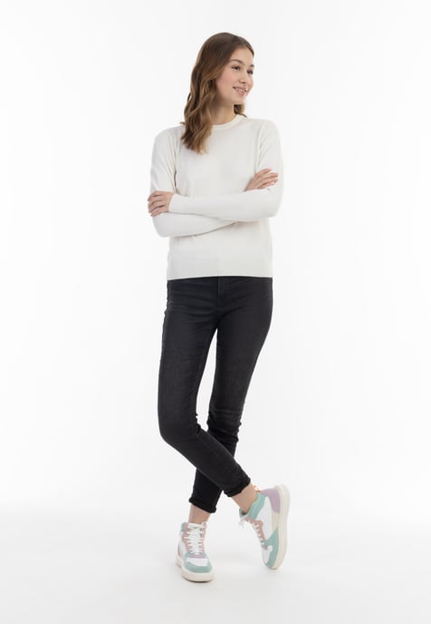 Mymo Knitted pullover women off-white - Image 2