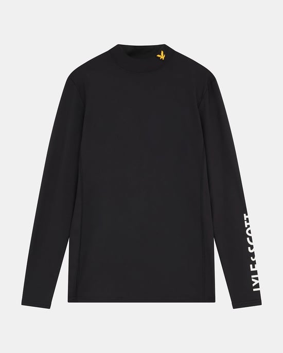 Lyle & Scott Golf Technical Baselayer in Black - Image 5