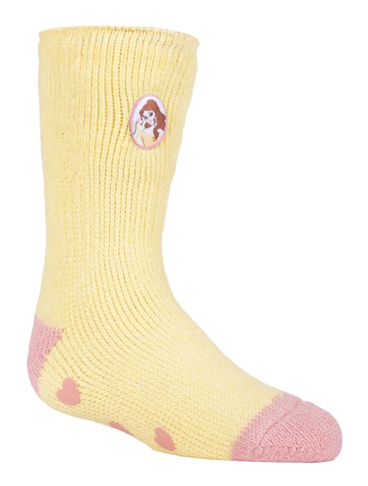Calentadores - Calcetines térmicos de invierno antideslizantes 2.3 TOG para niños - La Bella y la Bestia - Image 1
