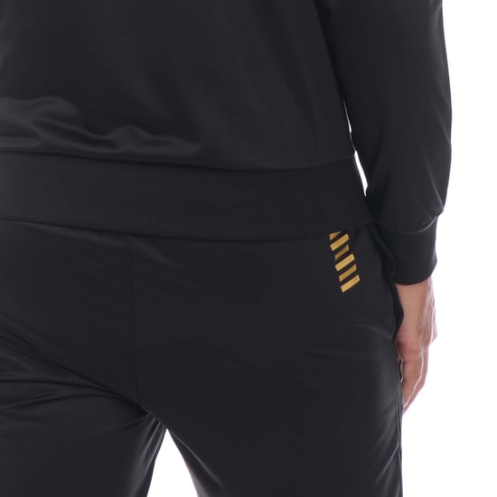Men's Emporio Armani EA7 Full-Zip Tracksuit in Black - Image 4