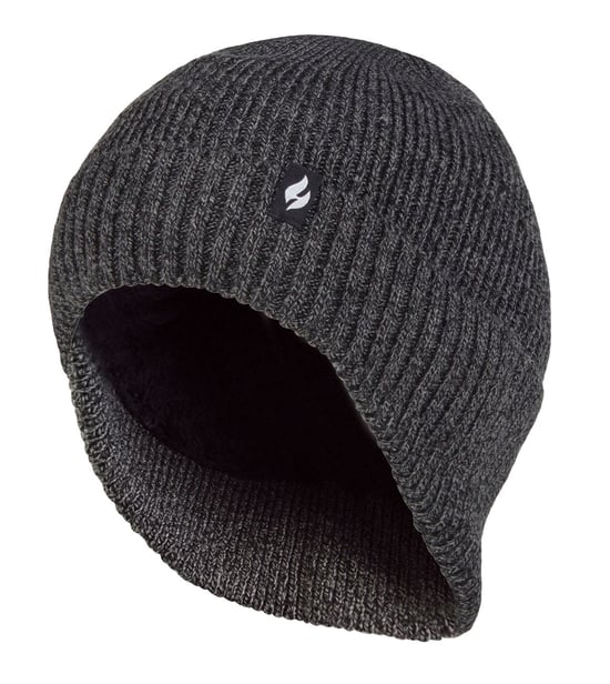 Heat Holders - Gorro Térmico Acrílico de Expedición de Invierno con Cuello Caído para Hombre - Gris - Image 1