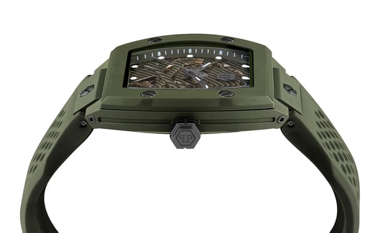 Reloj de Hombre Philipp Plein The Skeleton Ecoceramic Verde PWVBA0223 - Image 2