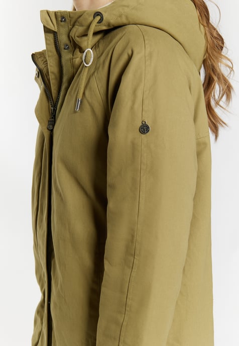 Dreimaster winter parka women light olive - Image 5