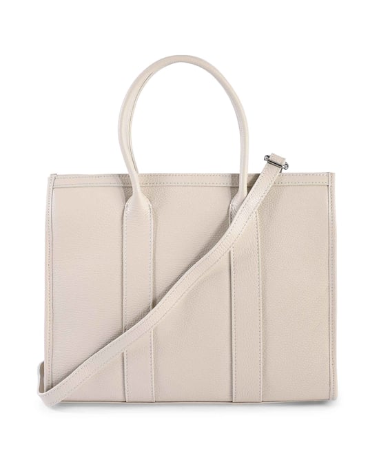V Italia Bolso de Mano para Mujeres CA1030 Dollaro Beige - Image 4