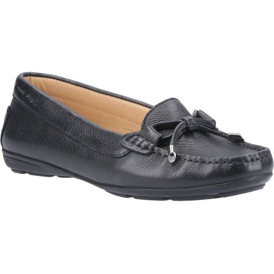 Hush Puppies Womens/Ladies Maggie Slip On Moccasin (Black) - Image 4