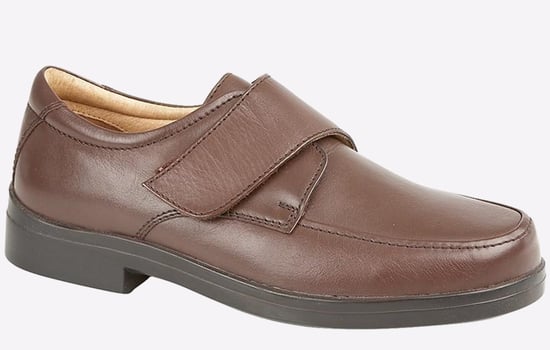 Roamers Litchfield Leather Shoes (Wide Fit) Mens - Image 1