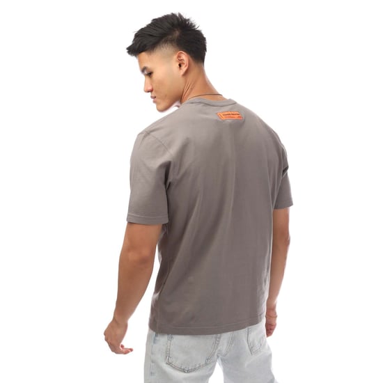 Men's Heron Preston Misprinted Heron T-Shirt in Grey - Image 2