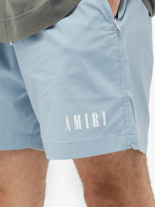 Bañador Amiri Core Logo Azul - Image 2