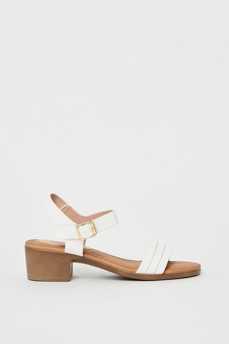 Toki Low Block Heel Strappy Sandals