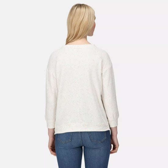 Regatta Womens/Ladies Arlette Flecked Jumper (Light Vanilla) - Image 6
