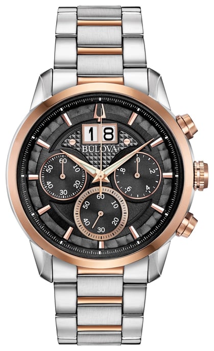 Bulova Sutton Men's Multicolour Watch 98B335 - Image 1