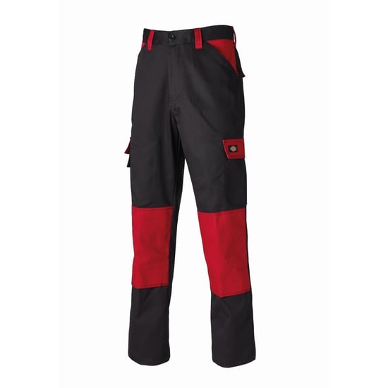 Dickies todos los días para hombres de trabajo negro/rojo pantalones - Image 1