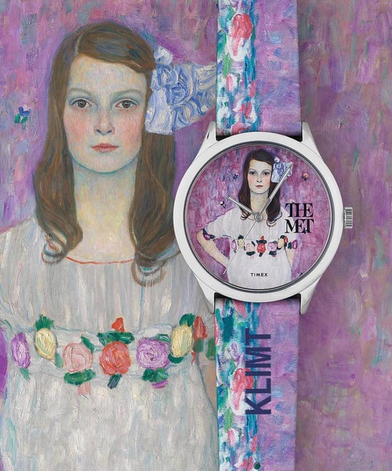 Timex The Met X Klimt Women's Multicolour Watch TW2W24900 - Image 5