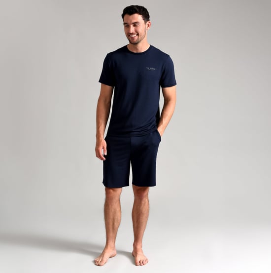 Camiseta Ted Baker SUPER SOFT Hombre Azul Marino - Image 3