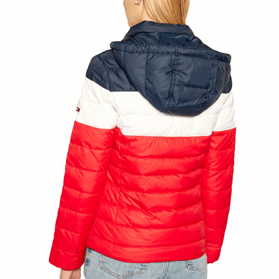 Chaqueta Tommy Jeans para mujer, corte ajustado, combinación de colores - Image 5