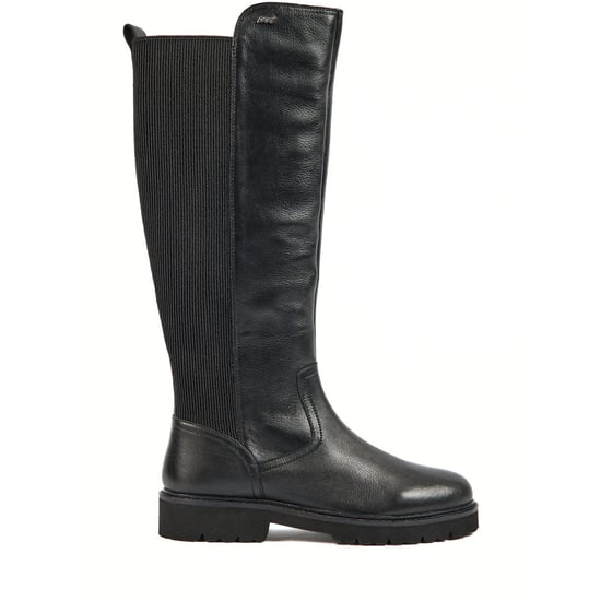 Pod Hannah Leather/Textile Women's Black Boots - Image 4
