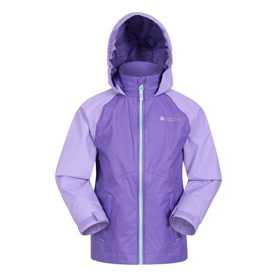 Mountain Warehouse Childrens/Kids Torrent II Waterproof Jacket (Lilac) - Image 1