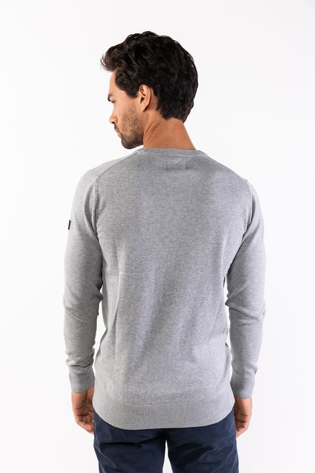 Presly & Sun Jersey Will R-Neck Jersey de punto Gris - Image 3