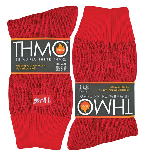 THMO - 1 par de calcetines térmicos gruesos de mujer con forro polar para el invierno - Image 2