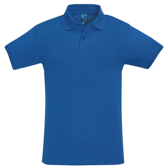 SOLS Mens Perfect Pique Short Sleeve Polo Shirt (Royal Blue) - Image 1