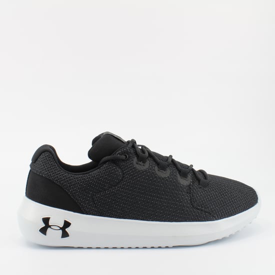 Under Armour Ripple 2.0 NM1 Black Textile Mens Lace Up Trainers 3022046 002