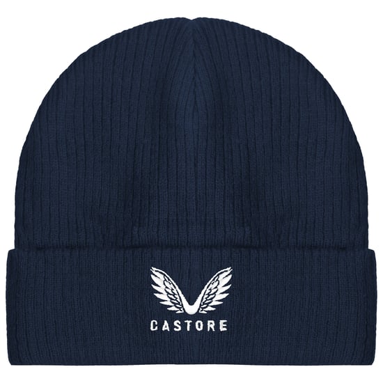 Castore Logo Stock Kids Dark Navy Beanie - Image 1