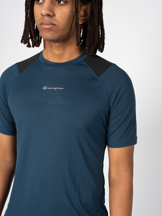 Champion T-Shirt Tech-Tee del hombre negro, azul - Image 5