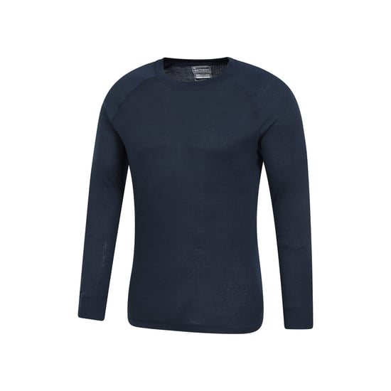 Mountain Warehouse Mens Talus Round Neck Long-Sleeved Thermal Top (Blue) - Image 2