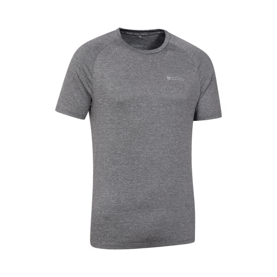 Mountain Warehouse Mens Agra Striped IsoCool T-Shirt (Grey) - Image 2