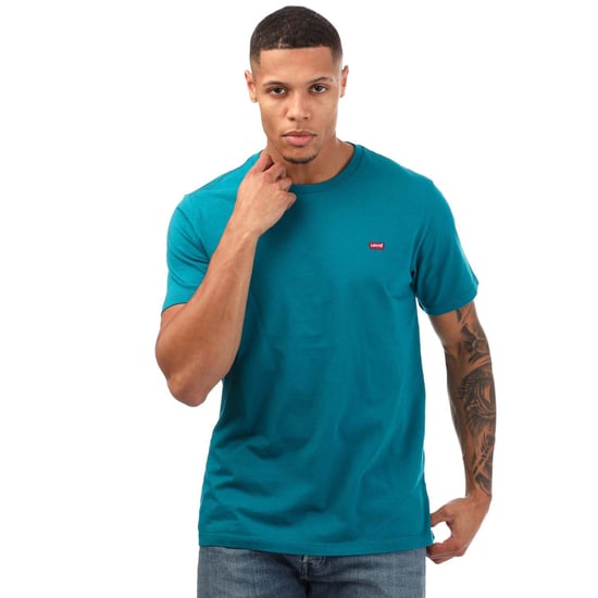 Men's Levis Original Housemark T-Shirt in Blue