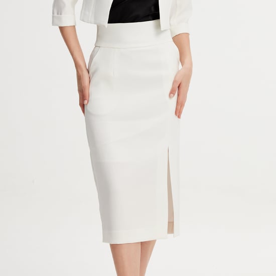 Front Slit Pencil Skirt - Image 2