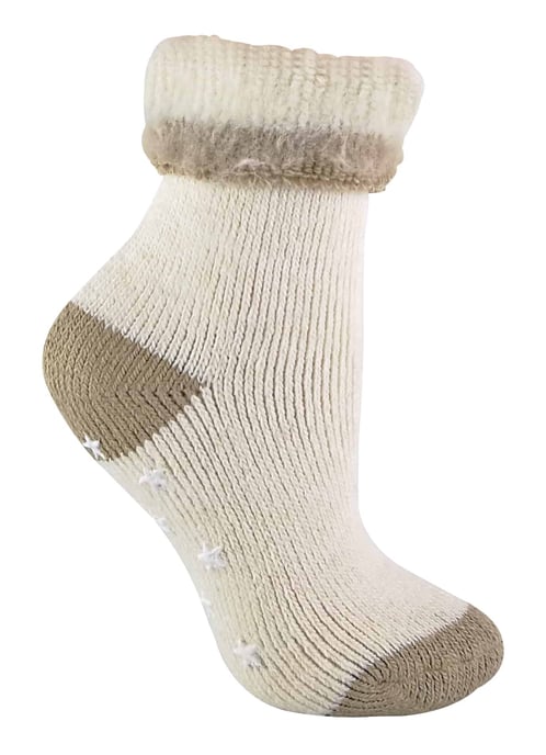 Calcetines térmicos de lana de alpaca con pinzas para mujer - Image 1