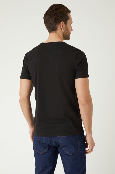 Black 3 Pack Crew Neck T-shirts - Image 4