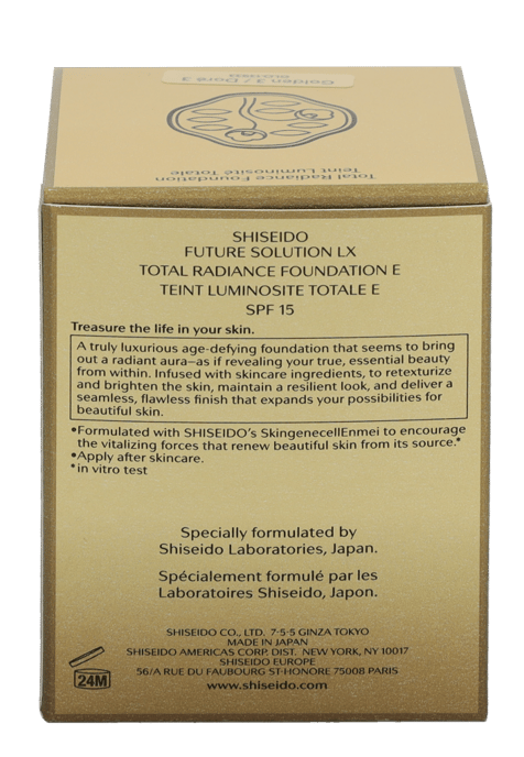 Future Solution Lx Total Radiance Foundation #3-golden 30 ml - Image 3