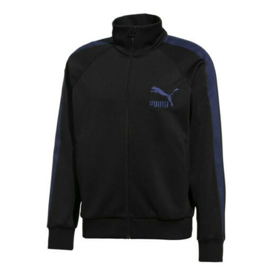 Puma x Poggy Zip Up Mens Track Top Funnel Jacket Black 576753 01