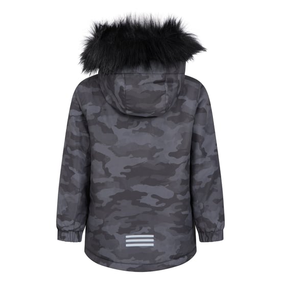 Mountain Warehouse Childrens/Kids Ranger Camouflage Water Resistant Jacket (Grey)