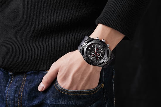 Anthony James Edición Limitada Chrono Radar Negro Montado a Mano - Image 2