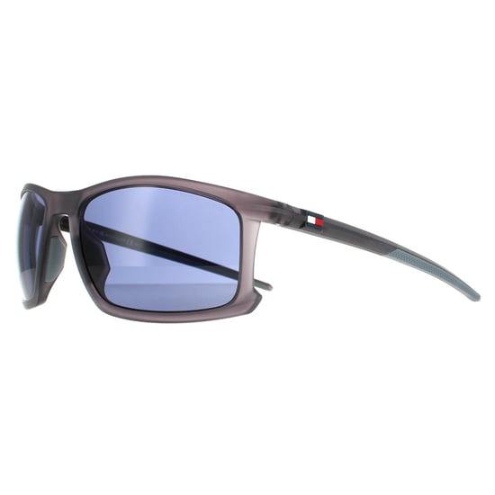 Tommy Hilfiger Rectangle Mens Matte Grey Blue TH 1915/S