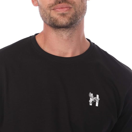 Men's Henleys Triphen 3 Pack T-Shirt in Black Grey White