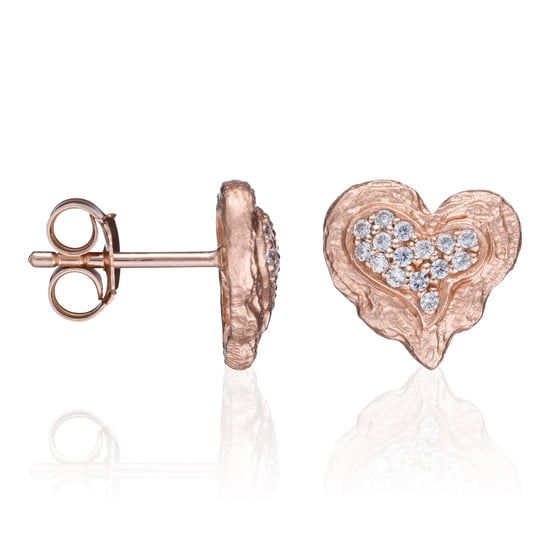 Orphelia 'Hazel' Women's 925 Sterling Silver Set: Chain-Pendant + Earrings - Rose SET-7082/1 - Image 2
