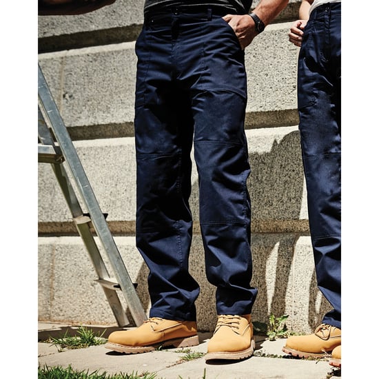 Regatta Mens New Action Pants (Navy Blue) - Image 2