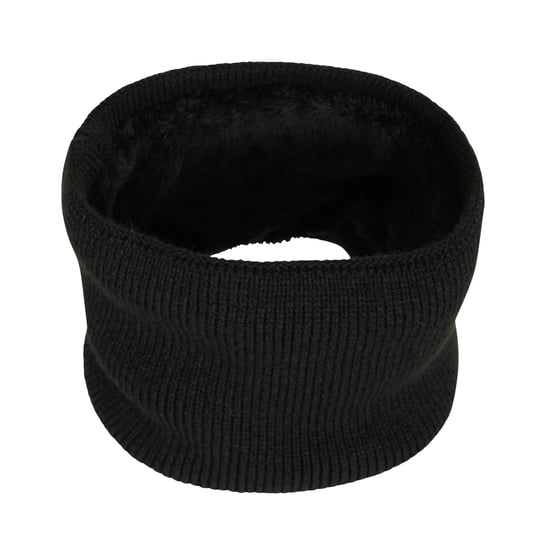 Mountain Warehouse Mens Faux Fur Lined Isotherm Neck Gaiter (Black) - Image 2