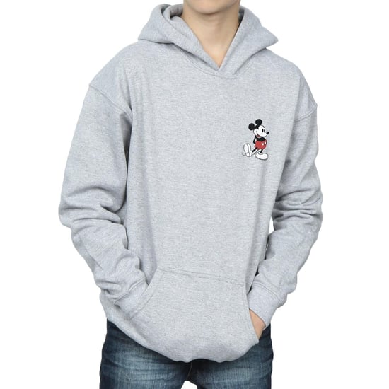 Disney Boys Mickey Mouse Kickin Retro Chest Hoodie (Sports Grey) - Image 4