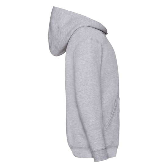 Fruit Of The Loom Childrens Unisex Hooded Sweatshirt / Hoodie (Heather Grey) - Image 2