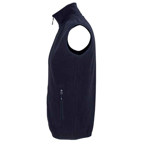 SOLS Unisex Adult Factor Microfleece Recycled Body Warmer (Navy) - Image 3