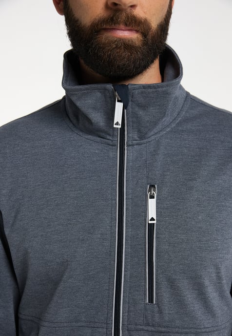 Dreimaster functional jacket Men marine melange - Image 5